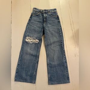 Zara denim dark wash jeans